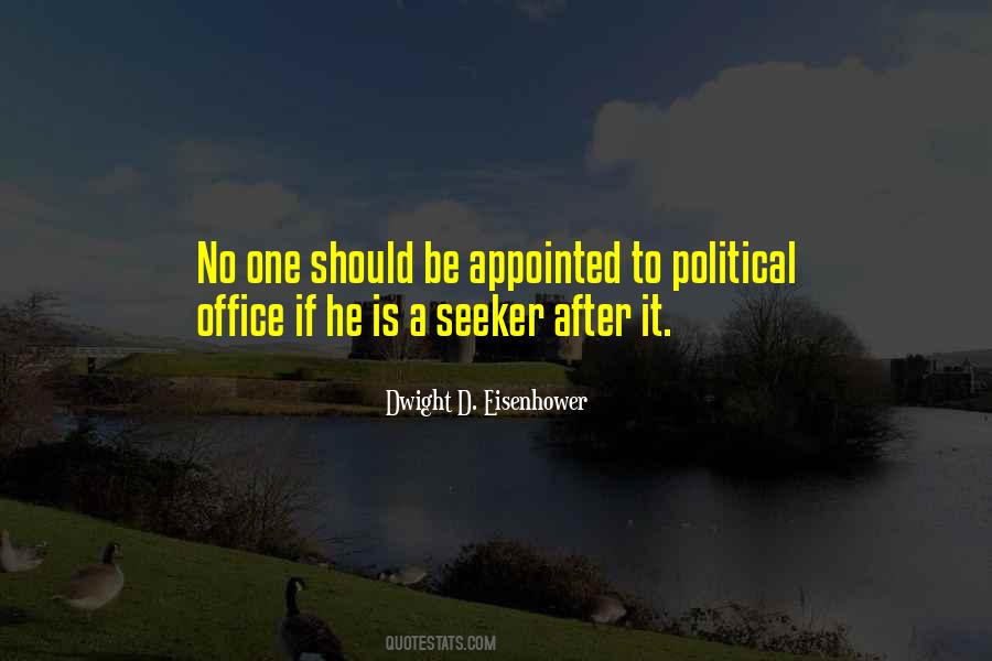 Political Office Quotes #1637051