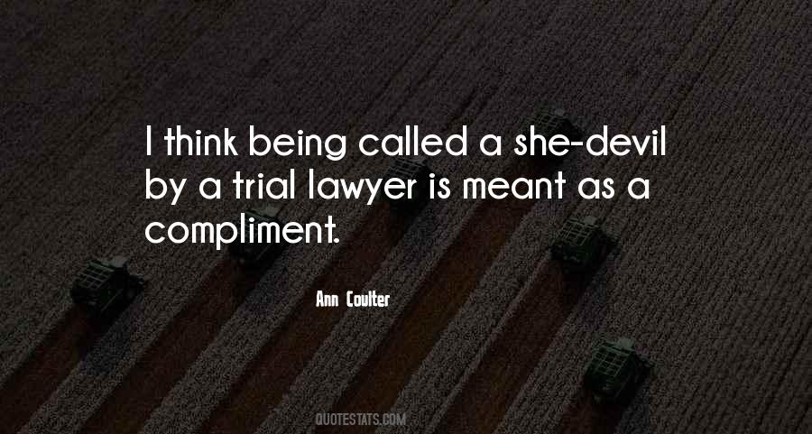 Being A Lawyer Quotes #1081405