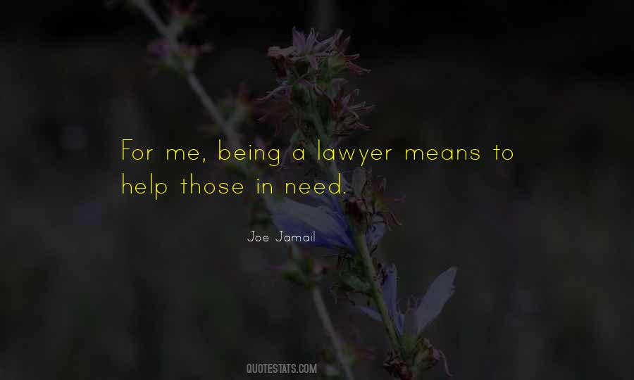 Being A Lawyer Quotes #771494