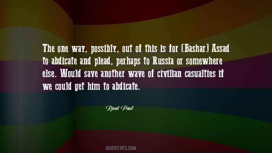 Bashar Assad Quotes #1005183
