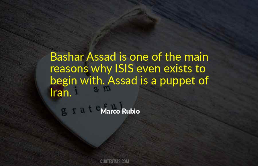 Bashar Assad Quotes #1184956