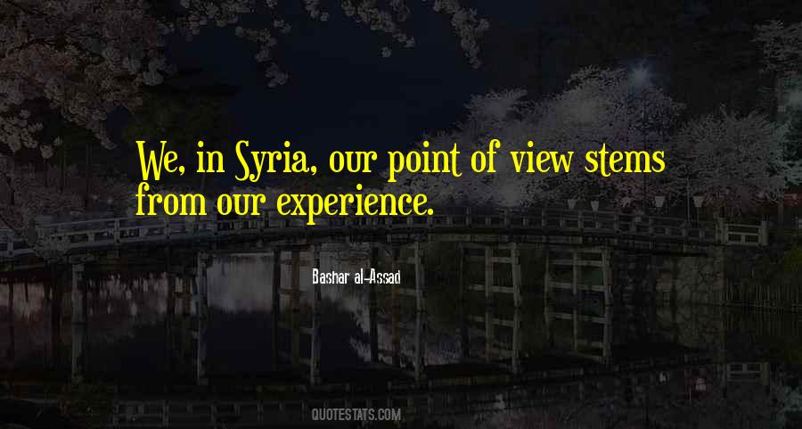 Bashar Assad Quotes #801806