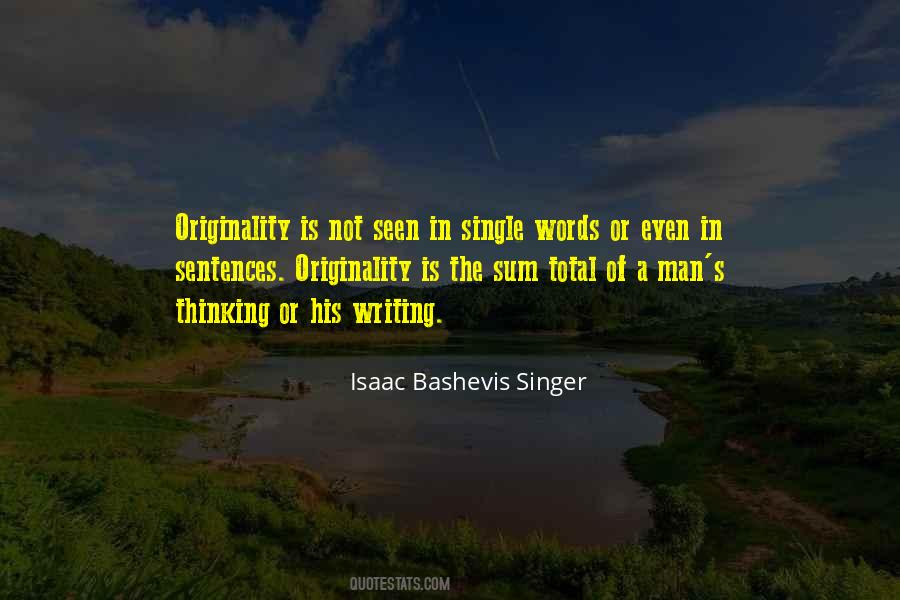 Bashevis Singer Quotes #535289