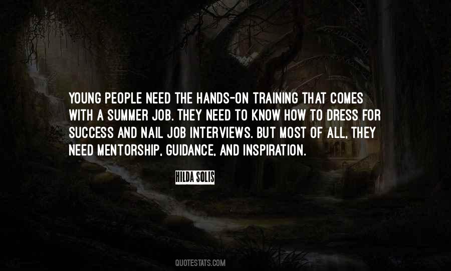 Quotes About Mentorship #1319099