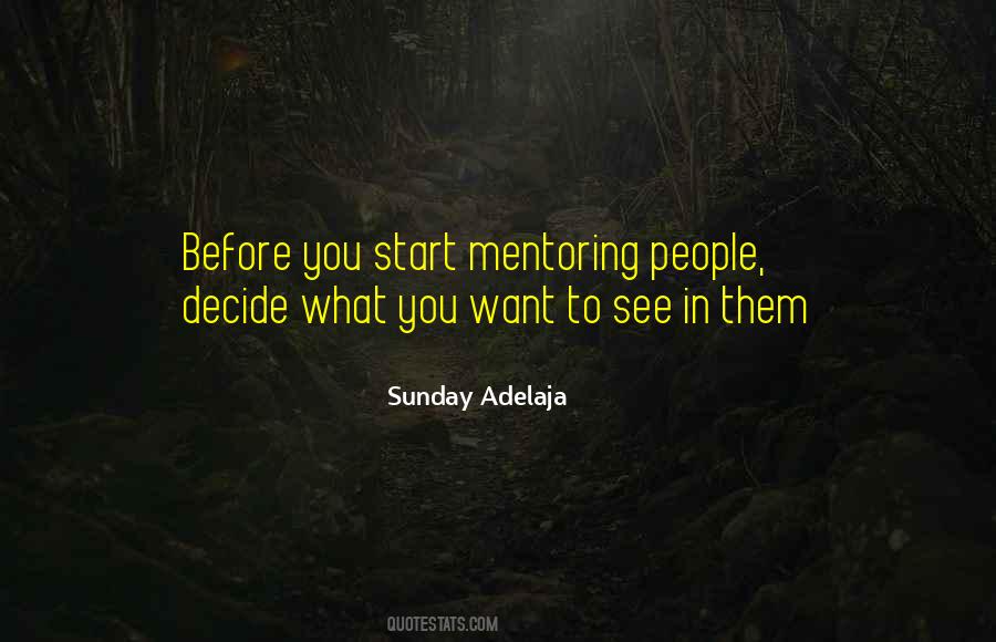 Quotes About Mentorship #1556086