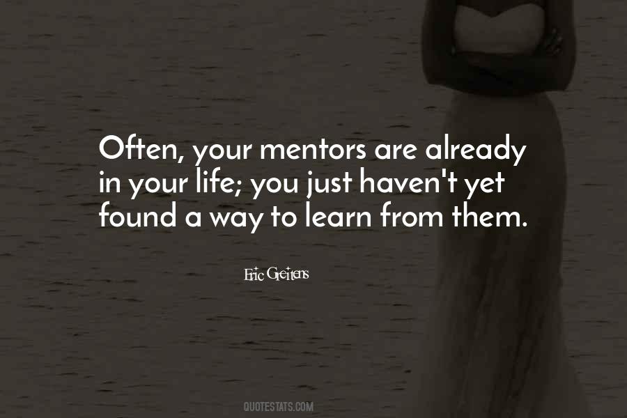 Quotes About Mentors In Life #826496