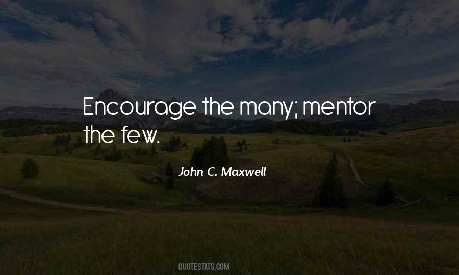 Quotes About Mentor Leadership #1061592