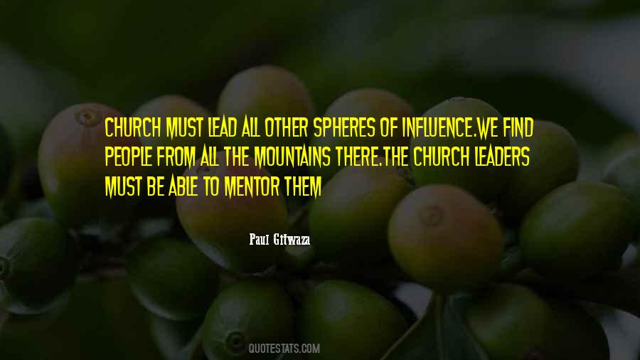 Quotes About Mentor Leadership #1305351