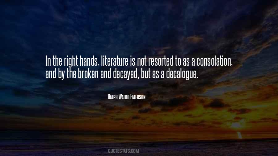 These Broken Hands Of Mine Quotes #319081