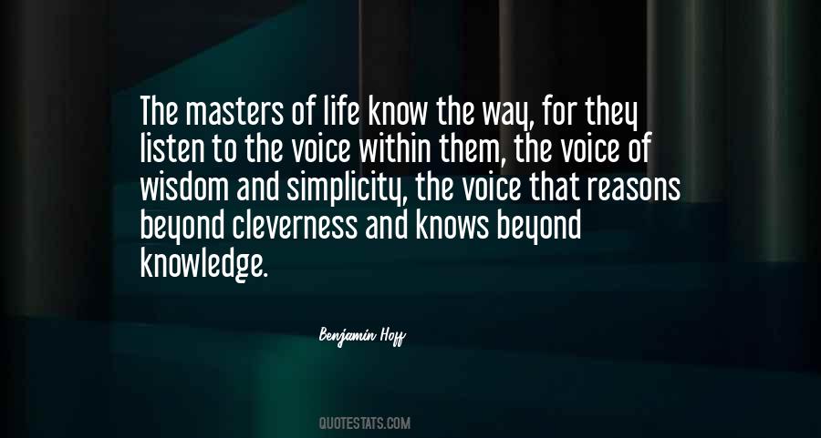 Quotes About The Voice Within #1805229