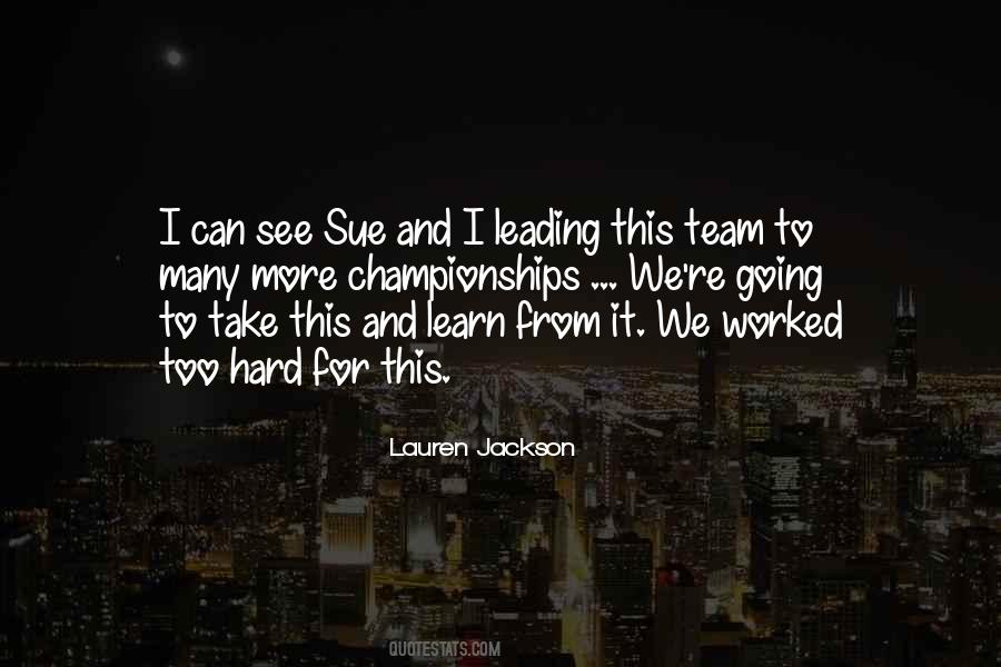 Basketball Team Championship Quotes #45525