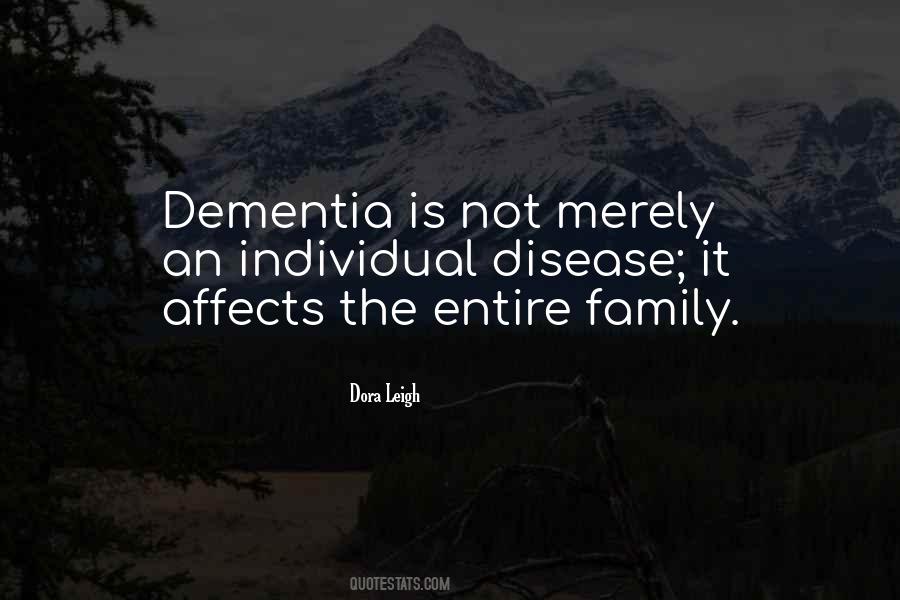 Dementia Disease Quotes #1423281