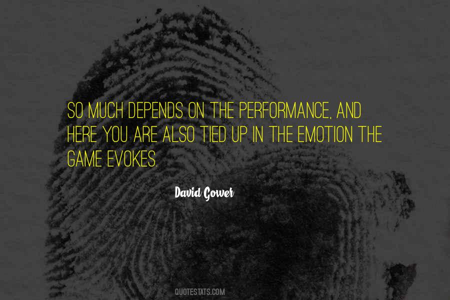 Evokes Emotion Quotes #1408583