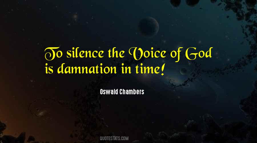 Quotes About The Voice Of God #1010518