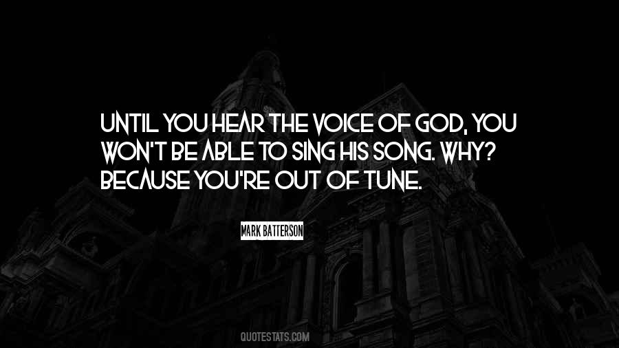 Quotes About The Voice Of God #1122443
