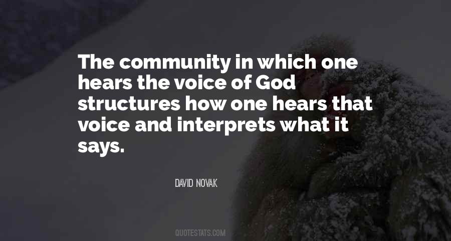 Quotes About The Voice Of God #1170725