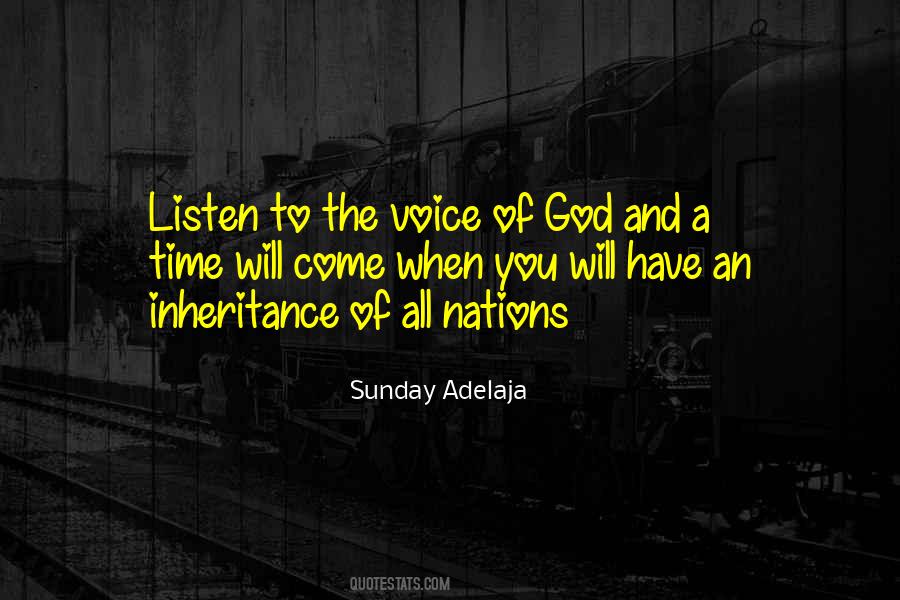 Quotes About The Voice Of God #1355724