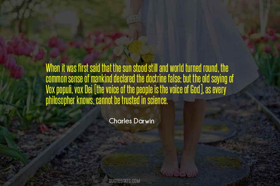 Quotes About The Voice Of God #1453182