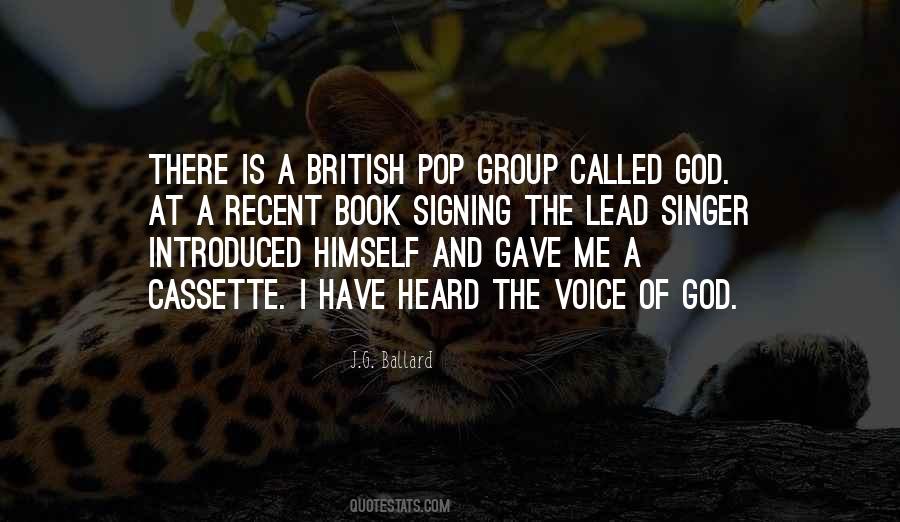 Quotes About The Voice Of God #1601227