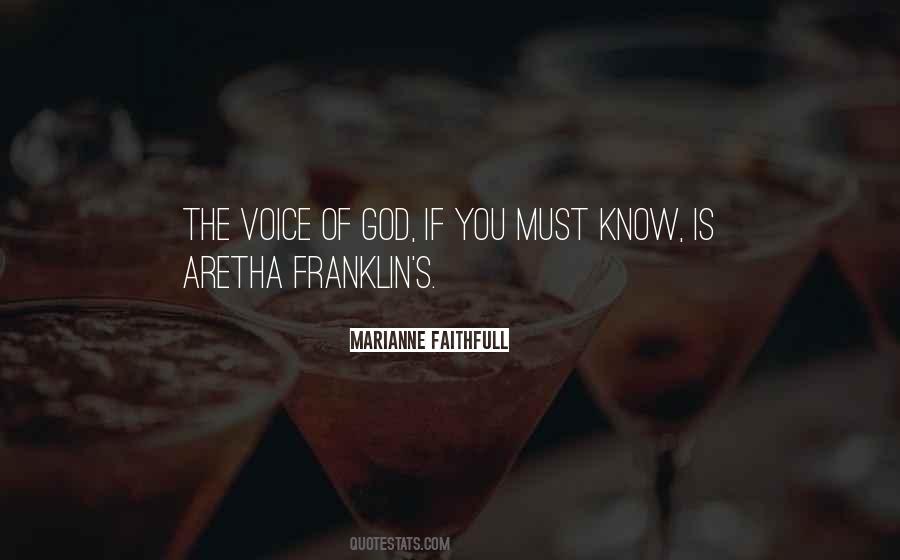 Quotes About The Voice Of God #1623363