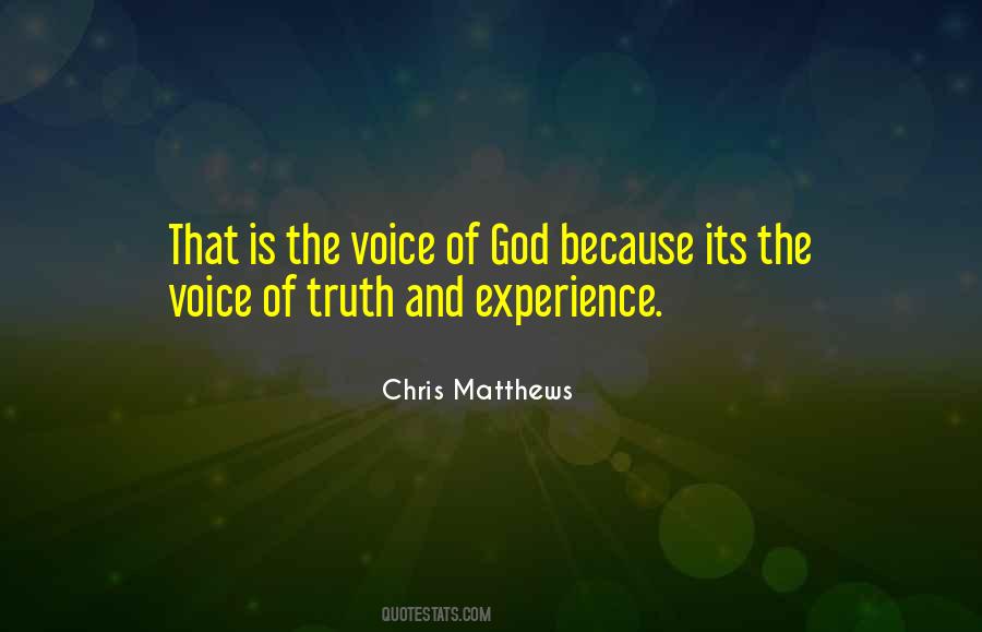 Quotes About The Voice Of God #364532