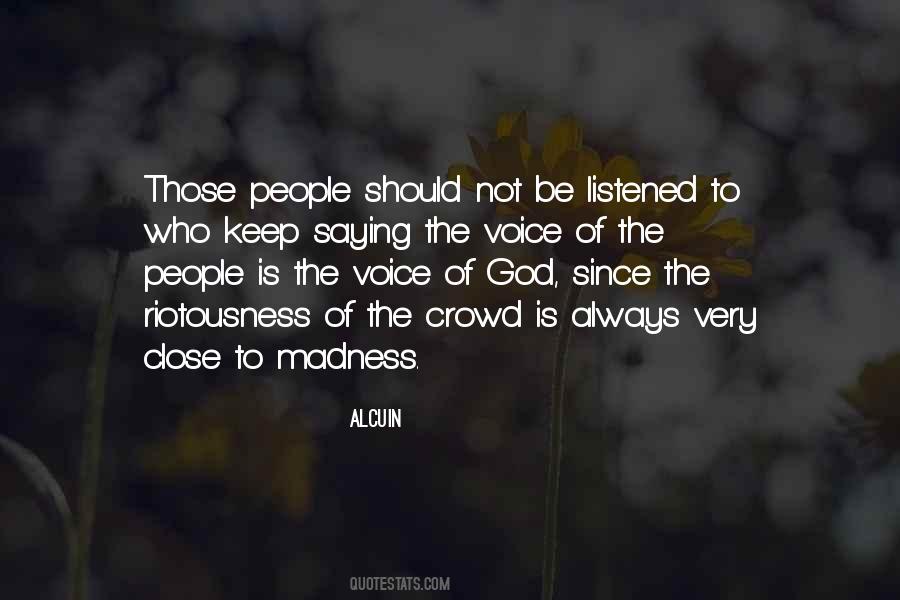 Quotes About The Voice Of God #555189