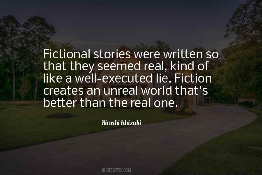 Fictional Stories Quotes #1116866