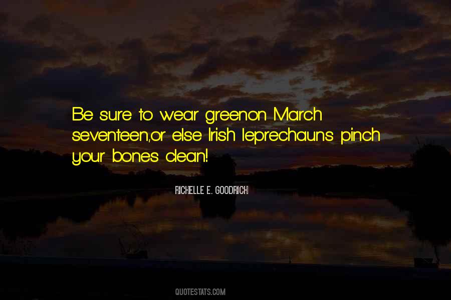 March Seventeen Quotes #1301886