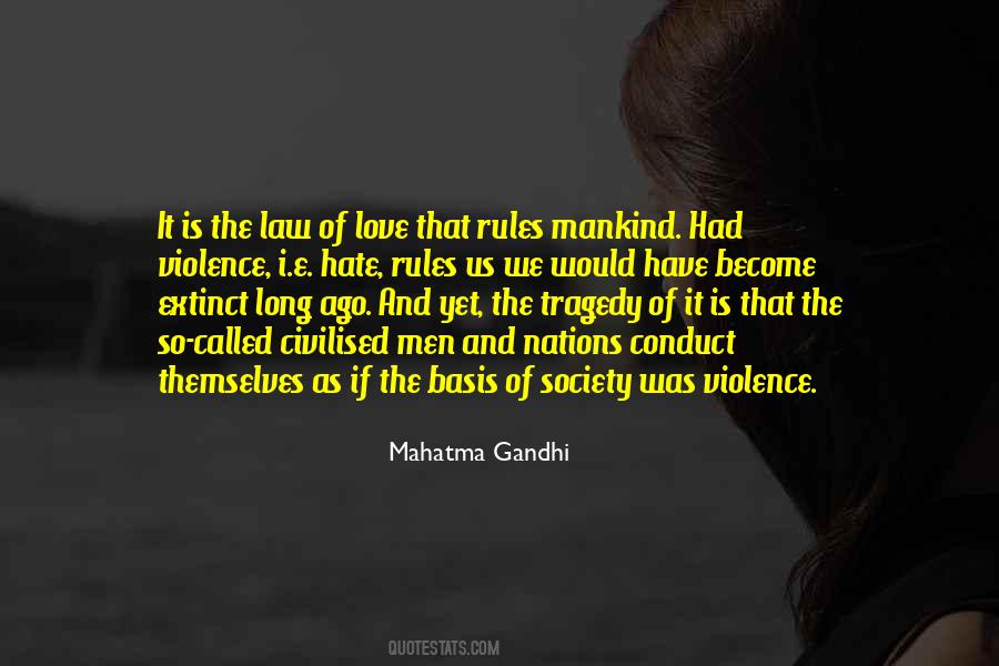 Law Of Love Quotes #1790541
