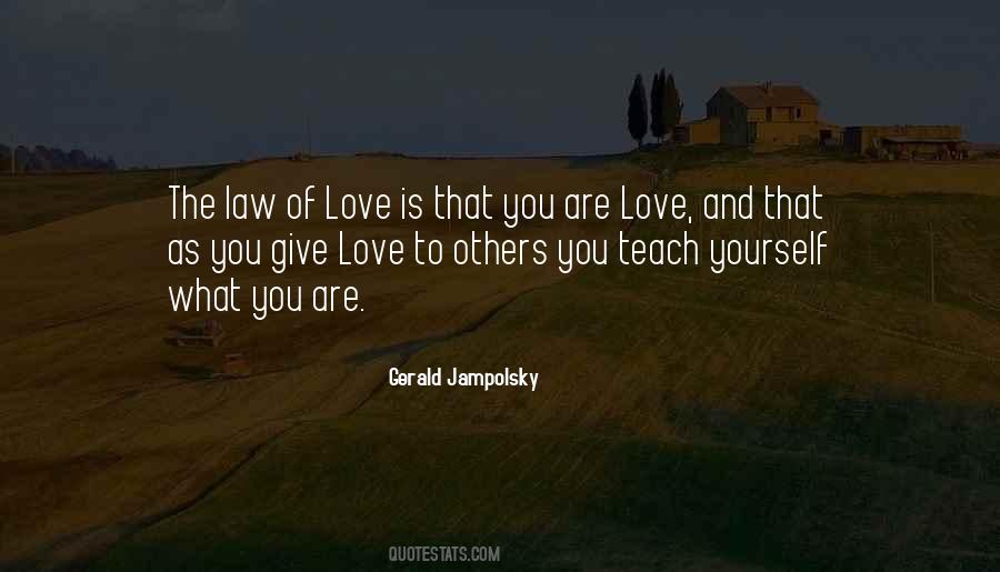 Law Of Love Quotes #496170