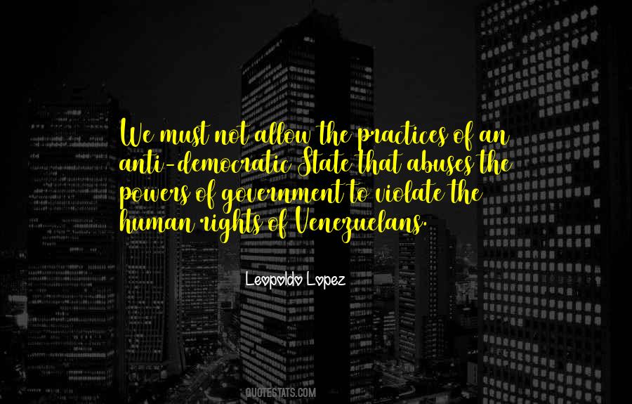 Human Rights Abuse Quotes #1861841