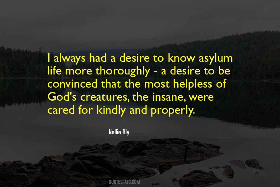 Nellie Bly Asylum Quotes #1671813