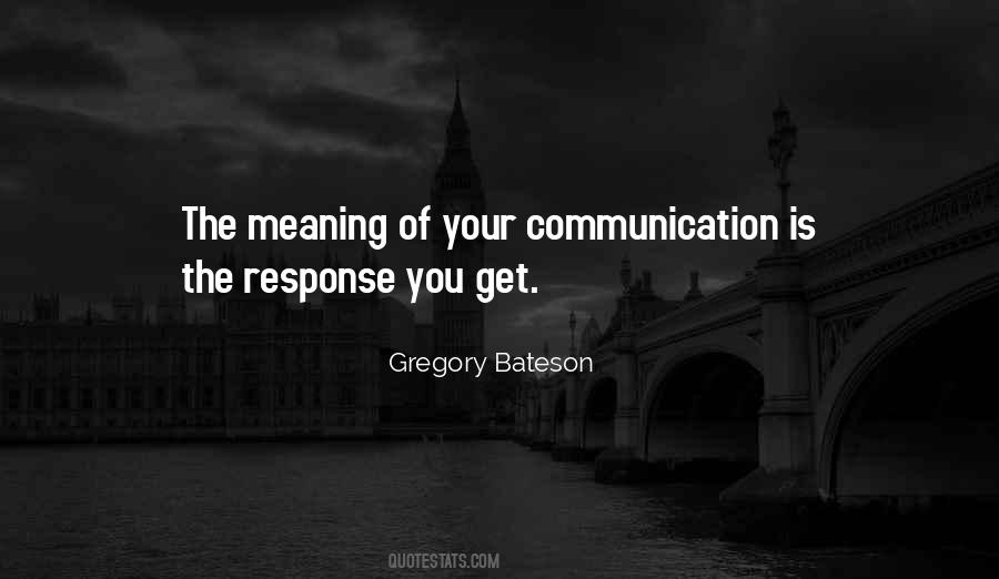 Bateson Quotes #918537
