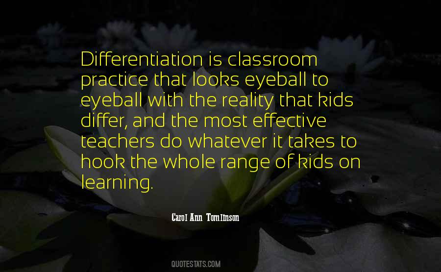 Differentiation Tomlinson Quotes #1336401