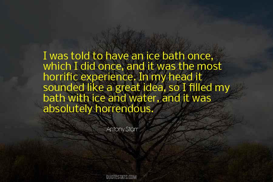Bath Water Quotes #1830154