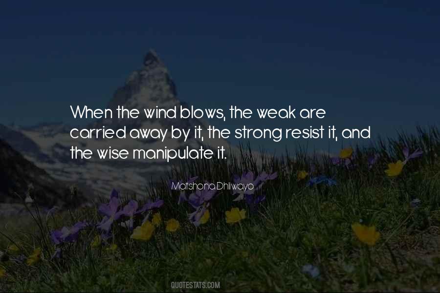 When The Wind Blows Quotes #28986