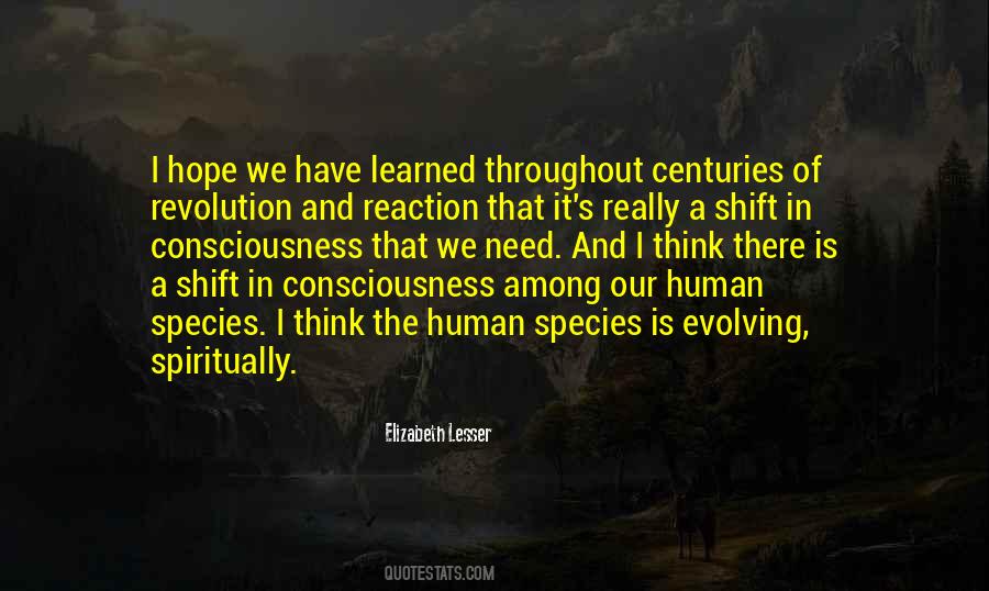 Shift In Consciousness Quotes #1484615