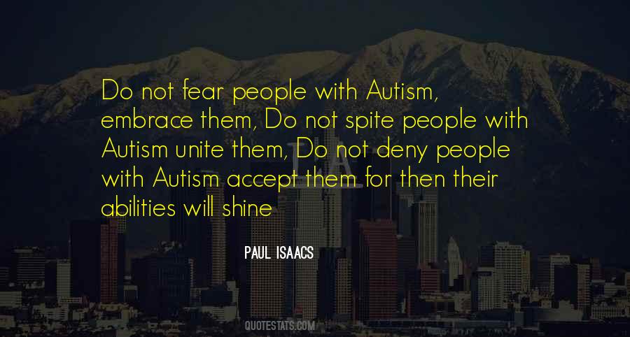 Person With Autism Quotes #873254