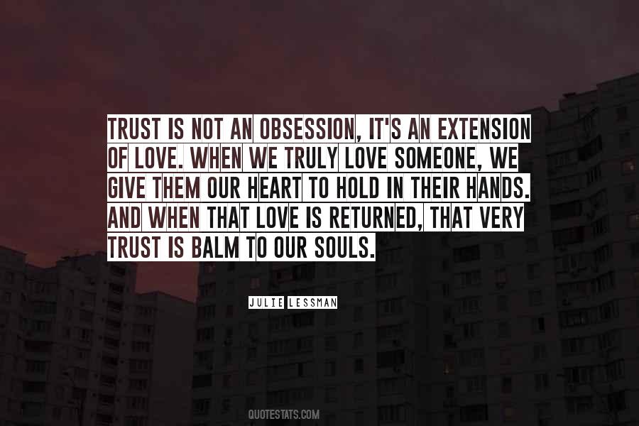 Love And Obsession Quotes #542809