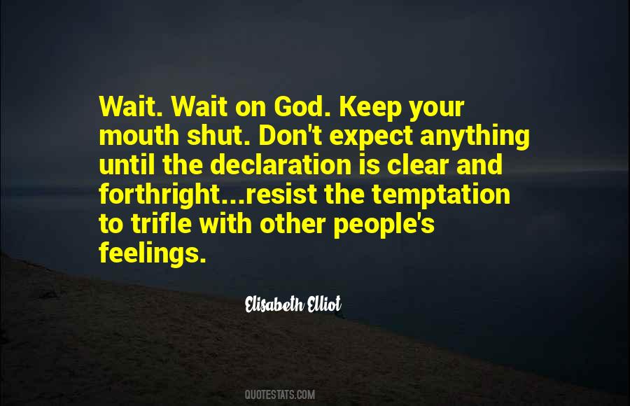 Wait On God Quotes #191507