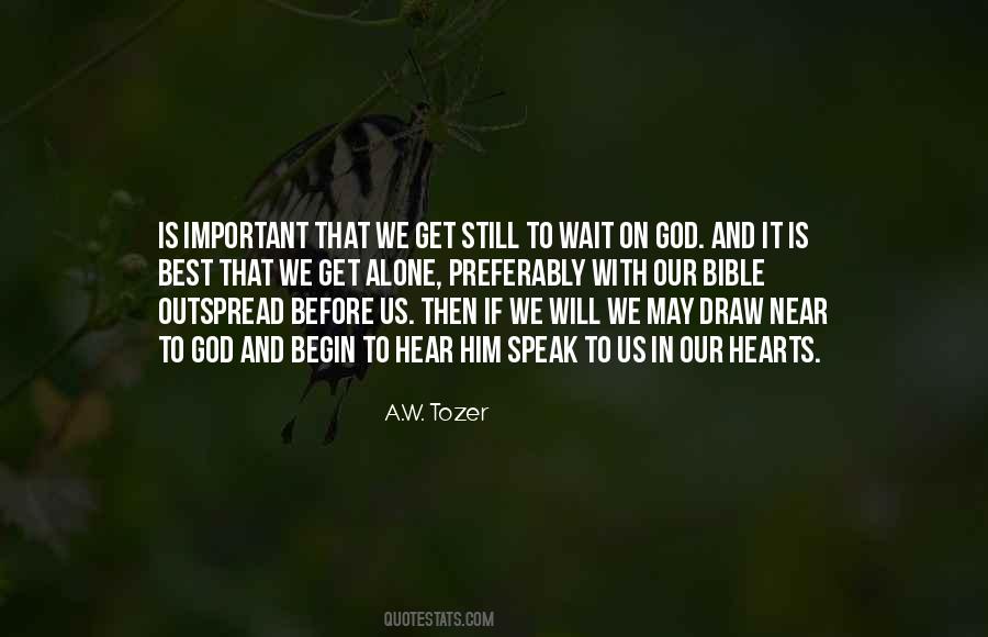 Wait On God Quotes #416258