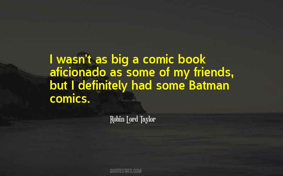 Batman Comic Book Quotes #980329