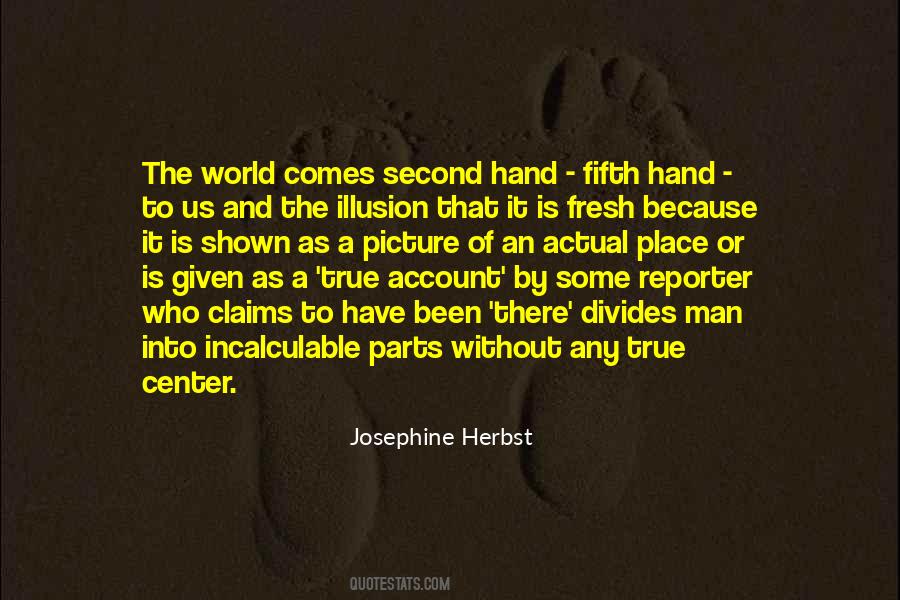 Center Of World Quotes #524773