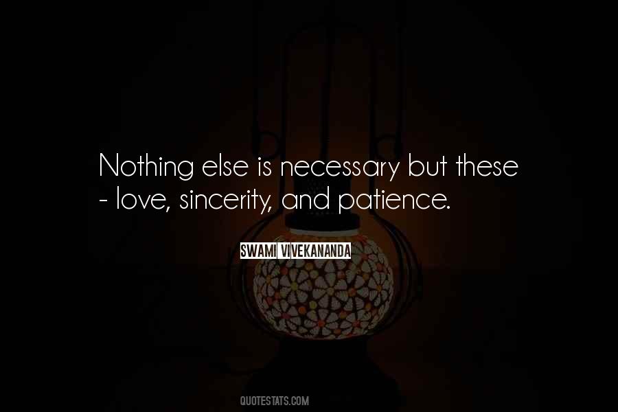 Love With Sincerity Quotes #119334
