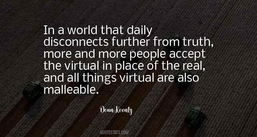 Quotes About The Virtual World #1347195