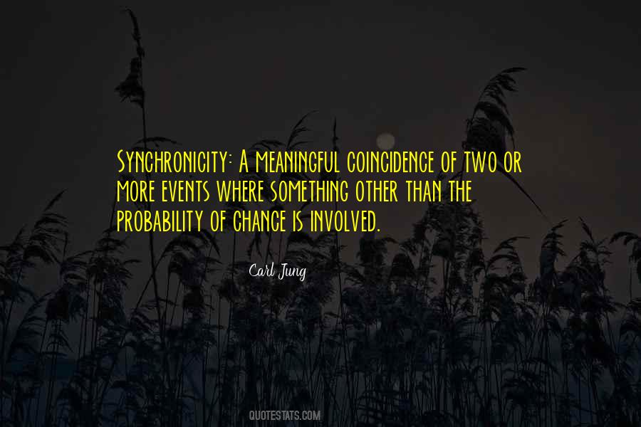 Synchronicity Jung Quotes #1182023