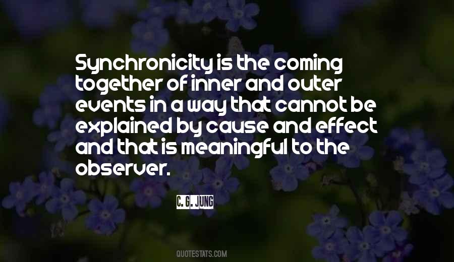 Synchronicity Jung Quotes #1765478