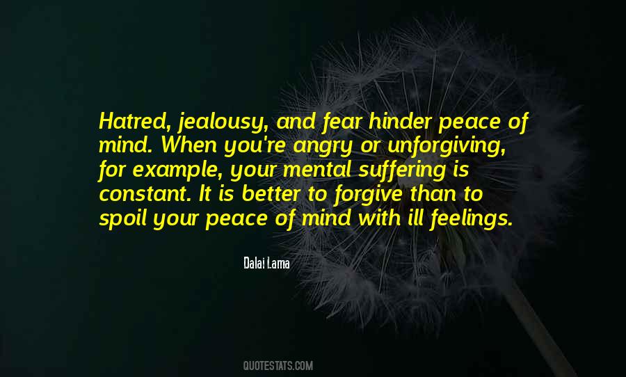 Mental Suffering Quotes #1243353