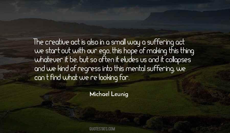 Mental Suffering Quotes #1343390