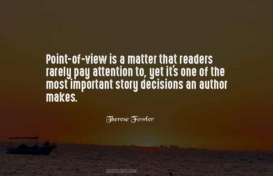 Point Of View Of View Quotes #66801
